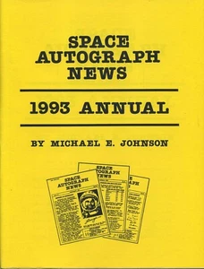 Space Autograph News: 1993 Annual, rare reference with 6 bimonthly newsletters - Picture 1 of 8