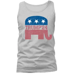 Camiseta sin mangas política elefante republicano Donald Trump 2024 - Imagen 1 de 7