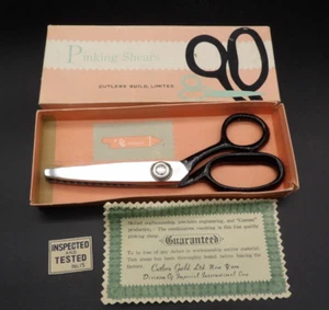 Cutlers Guild Pinking Shears VTG in Original Box Imperial International Corp - Picture 1 of 6