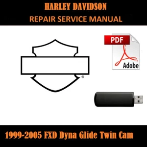 Harley Davidson-FXD Dyna Glide Twin Cam 99-05 Manual de reparación en USB - Imagen 1 de 5