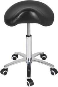 Sattelhocker Rollhocker Mit Rollen Höhenverstellbarer Drehhocker Arbeitshocker K - Bild 1 von 7
