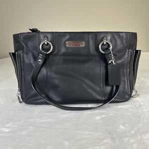 COACH Gallery Zip Tote Black Leather Shoulder / Tote Bag Model: C1275-F19252 - Bild 1 von 16
