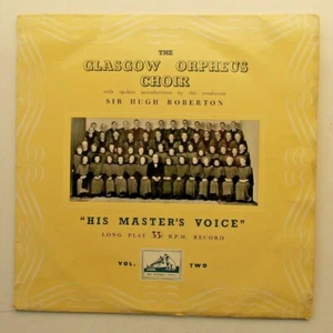 Sir Hugh Roberton & The Glasgow Orpheus Choir HMV Vol. Two DLP 1020 - Imagen 1 de 7