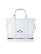 Marc Jacobs Logo Patch Medium The Crackle Leather Tote Bag