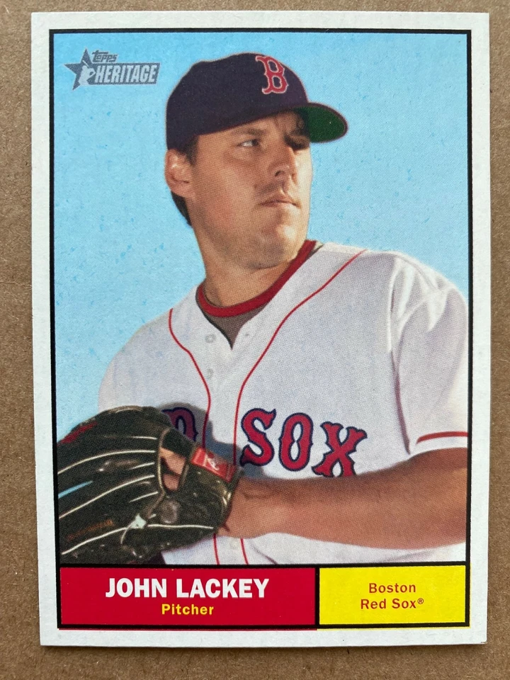 JOHN LACKEY  2010 Topps Heritage #121  BOSTON RED SOX - Image 1 of 1
