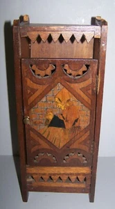 Paul Fouillen wooden small armoire QUIMPER - Picture 1 of 9