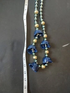 MILWAUKEE BREWERS necklace with hats and beads - Picture 1 of 5
