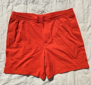 Banana Republic Herren 7" Expedition Aiden Shorts Größe LARGE feuerrot neu ohne Etikett - Bild 1 von 4