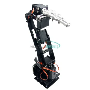 Kit de montage griffe de bras robot aluminium 6 DOF bras mécanique pour Arduino - Photo 1/5