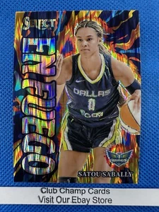 2024 #13 Satou Sabally Panini WNBA Select En Fuego Flash Prizm Insertar Alas - Imagen 1 de 2
