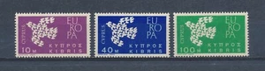 Cyprus 201-3 MNH, Europa, 1961 - Picture 1 of 1