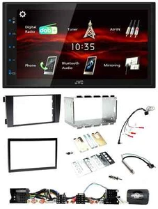 JVC USB Bluetooth Lenkrad DAB 2DIN Autoradio für Audi A6 C5 2001-2004 Aktivsyste - Bild 1 von 11