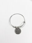 Silver Tone Teacher Thank You For Making A Difference Round Charm Bangle Bracele