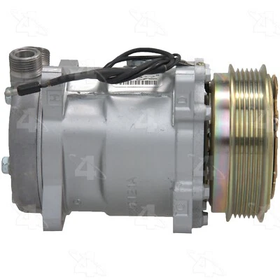 Compresor de aire acondicionado para Jeep Wrangler 1987-1990 4,2 L L6 4 estaciones 709FX45 1988 1989 Foto 1 de 4