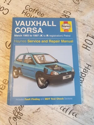 VAUXHALL CORSA 1993-97 K-R REG HAYNES WORKSHOP MANUAL 1985 BRAND SEALED FREE P&P - Image 1 of 4