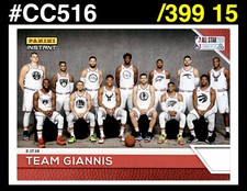 2018-19 Panini Instant All-Star 2019 Team Giannis /399 #15 Jokic