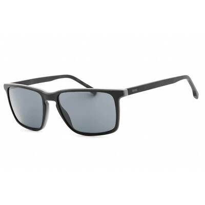 Gafas de sol Hugo Boss para hombre mate negro/gris marco de plástico BOSS 1556/O/S 0O6W IR Foto 1 de 2