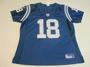 Indianapolis Colts 18 Peyton Manning Reebok NFL Players Boy Large Sewn Jersey - Picture 1 of 10