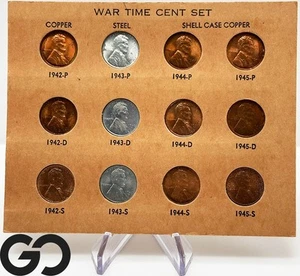 Juego de centavos de trigo Lincoln 1942-1954 P,D,S, todas las gemas - Imagen 1 de 3