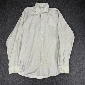 Peter Millar Crown Cool Mens Large Linen Long Sleeve Button Up Shirt - Picture 1 of 7