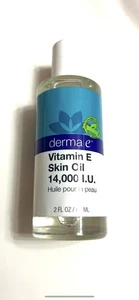 DERMA*E 14,000 IU Vitamin E Skin Oil Full Size 2 oz VEGAN w/Safflower Oil NEW - Picture 1 of 10