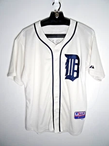 Vintage Detroit Tigers Majestic Jersey Size 48 Medium White Home Ian Kinsler - Picture 1 of 4