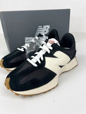 Zapatillas bajas New Balance negras de gamuza de nailon 327 para mujer talla 7 nuevo estilo de vida Foto 1 de 4
