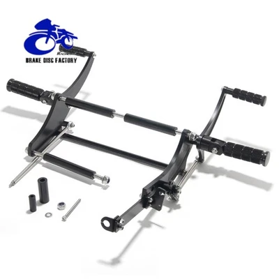 For XV535 XV400 Billet 6" Forward Controls Footpegs for YAMAHA Virago 535 / 400 - Image 1 of 4