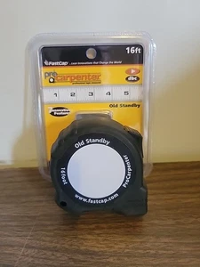 FastCap 16 Foot Pro Carpenter Tape Measure Rubber-coated Casing 98014 - Picture 1 of 3