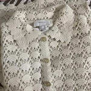 NWT H&M Edition Crochet Look Mini Dress Sz Xs - Picture 1 of 4