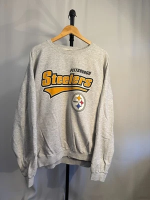 Moletom vintage anos 90 Starter Pittsburgh Steelers gola redonda grande - Imagem 1 de 3