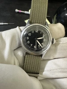 1942 WALTHAM Type A-11 Watch from World War II Combat Flyer. Serviced! - Picture 1 of 12