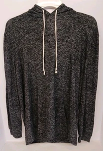 Sudadera con Capucha EXPRESS One Eleven, Negra Jaspeada Y Gris Con Bolsillo Talla M - Imagen 1 de 5