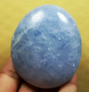 172g Natural Polished Blue Celestite QUARTZ Crystal body Gem Stone Healing - Picture 1 of 8