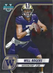 2023 Bowman University Chrome - #179 Will Rogers (RC) - Picture 1 of 2