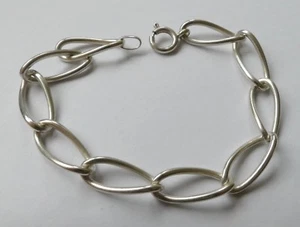 Pulsera sencilla atemporal plata vintage años 70 bracelet silver - Imagen 1 de 3