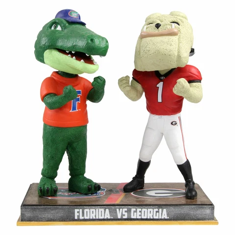 Albert & Hairy Dawg Flordia Gators & Georgia Bulldogs Rivalry Bobblehead Cover