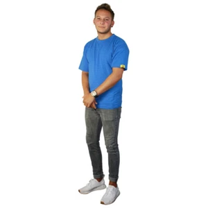 WETEC ESD-T-Shirt, L, blau (Bekleidung) - Bild 1 von 3