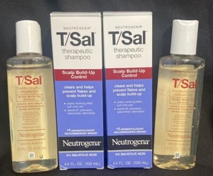 2 Pack Neutrogena T/Sal Therapeutic Max Strength Shampoo 4.50 oz - Picture 1 of 3