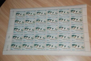 1960 Monaco Sailing Boat 18th century, MNH Full Sheet of 30 Sc J57 - Picture 1 of 2