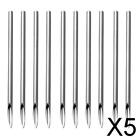 5x10/100 Pieces Sterilized Piercing Needles for Navel Ear Lip 16g