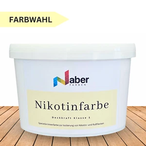 2,5 L  Nikotinfarbe, Nikotinsperre, Isolierfarbe, RAL Farbwahl - MATT - Bild 1 von 29