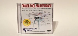 DVD Woodworker's Journal "Power Tool Maintenance" 150 Photos 60 Minutes of Video - Picture 1 of 9