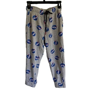 Public Record Jogger Boys 12 L Athletic Pant Heather Gray Blue NASA Fleece - Picture 1 of 7
