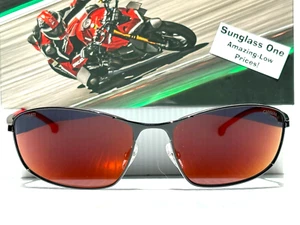 NEW CARRERA Ducati Black & Red UV PROTECTIVE Red Mirror Sunglass 006/S OITAO - Picture 1 of 20