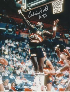 CALVIN NATT DENVER NUGGETS ACTION SIGNIERT 8x10 - Bild 1 von 1