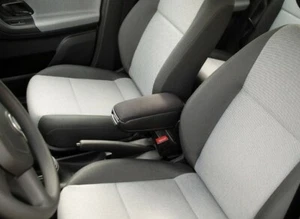 SKODA FABIA 2 II / ROOMSTER MITTELARMLEHNE PASSFORM ARMLEHNE TEXTIL SCHWARZ - Bild 1 von 1