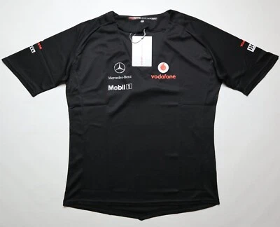 NUEVO CON ETIQUETAS VODAFONE McLAREN MERCEDES F1 CAMISETA DE CARRERAS CAMISETA NUEVA PARA MUJER L GRANDE Foto 1 de 4