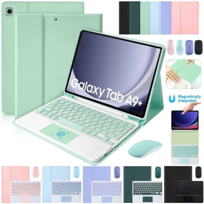 OMATOP For Samsung Galaxy Tab S7 S8 S9 S9 FE A8 A9+ Tablet Touchpad Keyboard Case Mouse