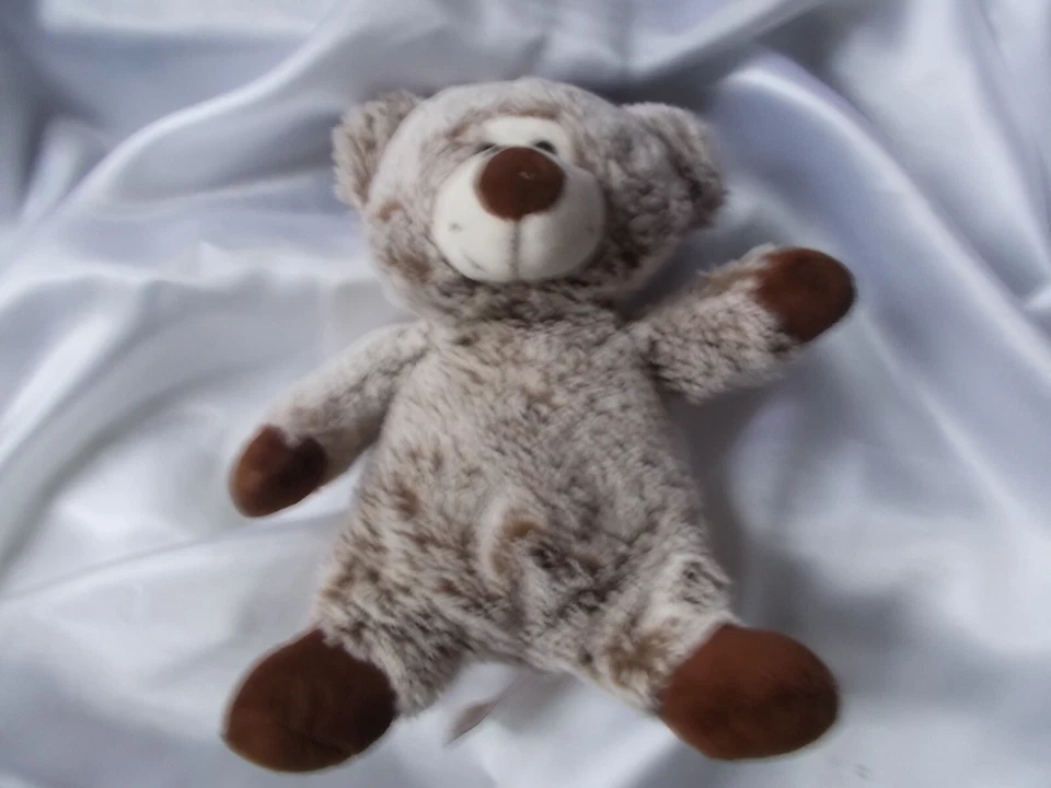 Doudou ours marron chiné, fourrure, Rodadou, 24 cm - Photo 1/1